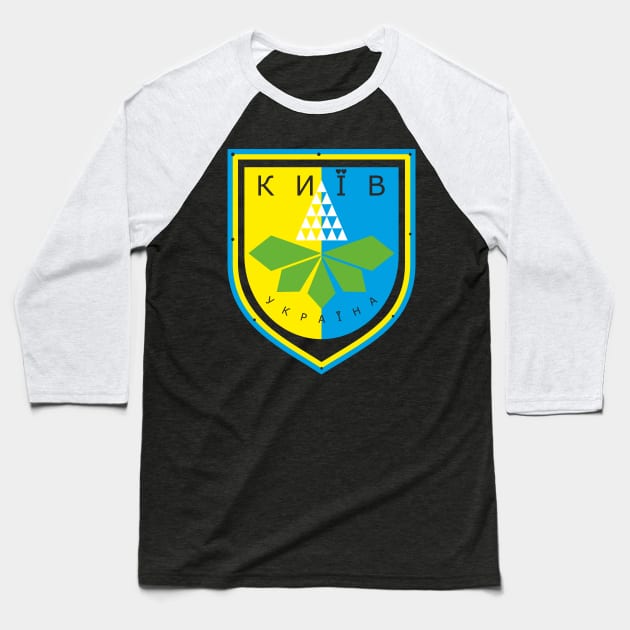 Kyiv Ukraine Baseball T-Shirt by aceofspace